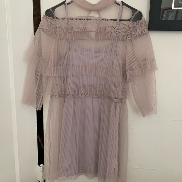 Mesh Frill Dress - Picture 3 of 3